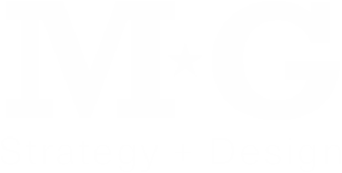 MG Strategy + Design logo