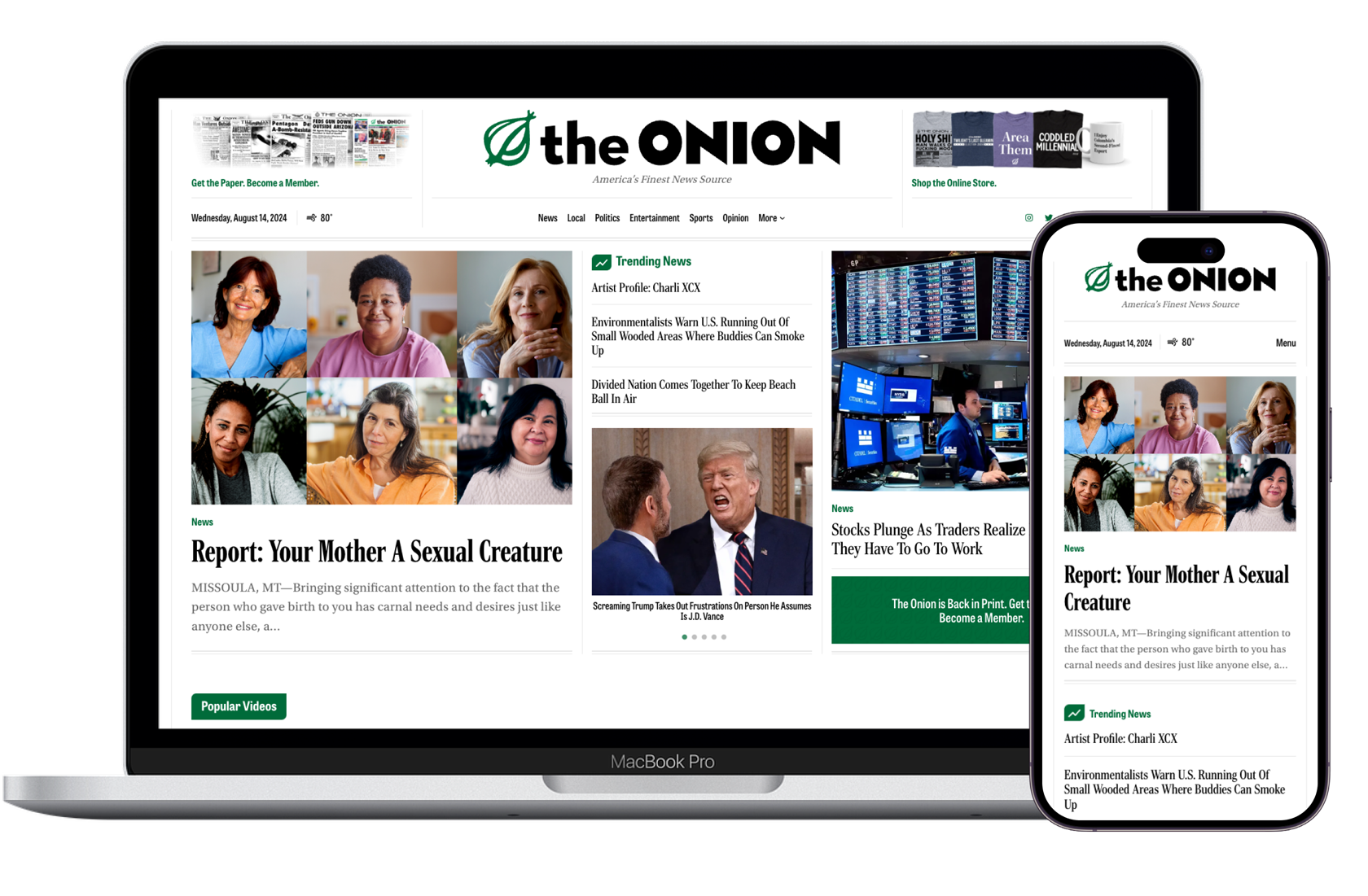 Unrelated Studio Partners with ‘The Onion’ to Elevate Iconic Satire in Print and Digital Media