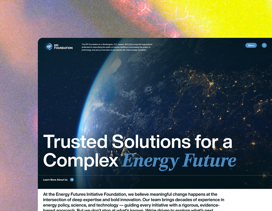 EFI Foundation website screenshot